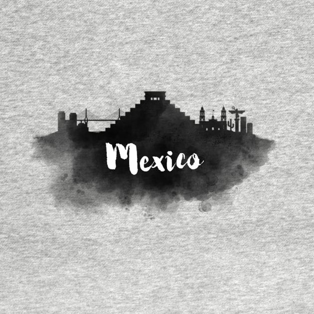 Mexico watercolor by kursatunsal